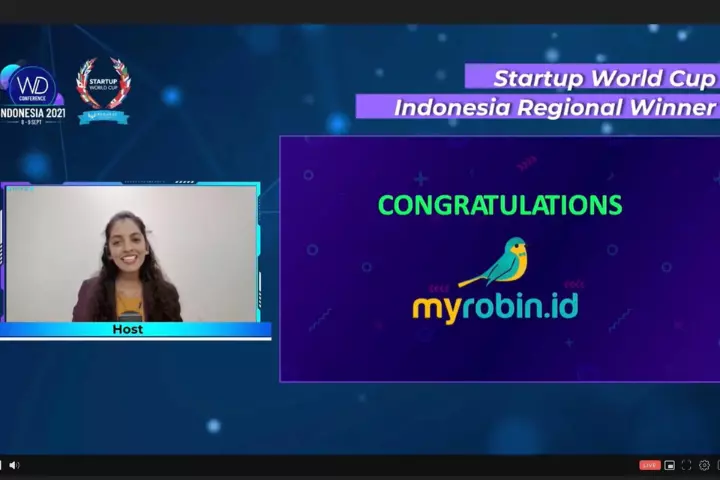 Myrobin Menjadi Juara pada Startup World Cup