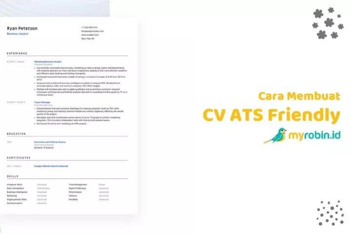 cara membuat cv ats friendly