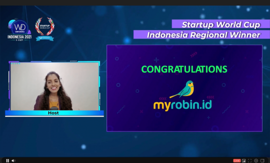 Myrobin Menjadi Juara pada Startup World Cup